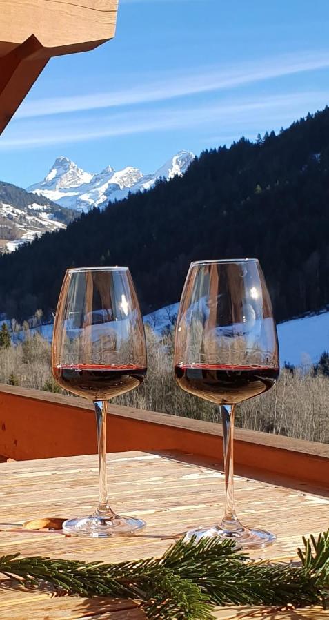 Bienvenue Dans Notre Chalet! Appartement Les Sitelles Le Grand-Bornand Zewnętrze zdjęcie